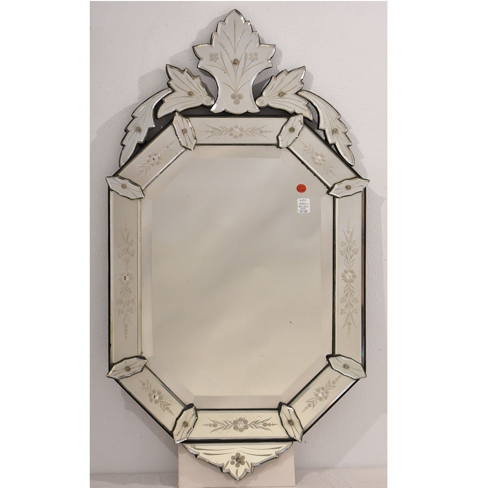 SPV193 1 antique mirror venetian glass mirror italy 20th.jpg